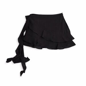 Forever 21 Black Layered Mini Skirt